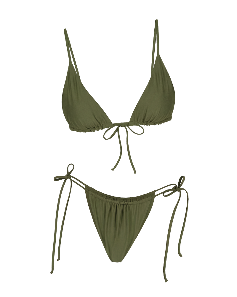 Olive Triangle -bikinisetti